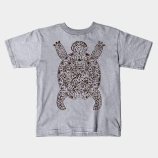 Hawaiian Traditional Sea Turtle Kids T-Shirt